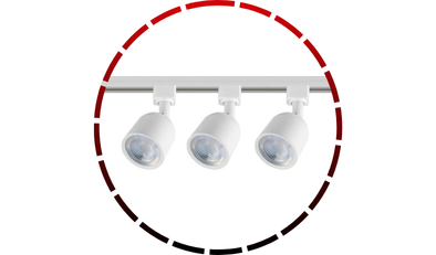 kit trilho led aluminio 3 spots 27w 6 500k blumenau iluminacao 45 1