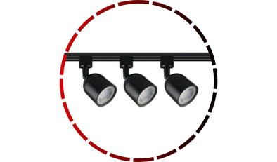 kit trilho led aluminio 3 spots 27w 6 500k blumenau iluminacao 45 2