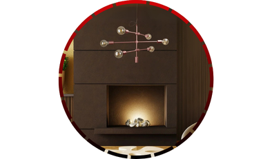 pendente orbe dourado blumenau iluminacao 654