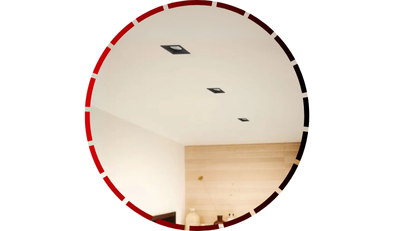 spot de embutir face recuado quadrado preto blumenau iluminacao56