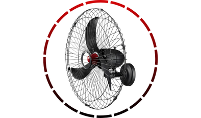 ventilador de parede v70 270w bivolt preto goar65 2