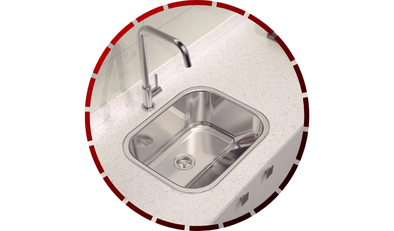 tanque tramontina 50x40x23 de encaixe inox polido 546 1