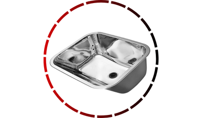 tanque monobloco 55x45x23 alto brilho 32l embutirsobrepor docol456