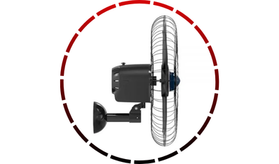 ventilador de parede falcon 60cm 127220v 230w preto ventisol 456 1