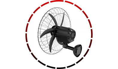 ventilador de parede falcon 60cm 127220v 230w preto ventisol 456 2