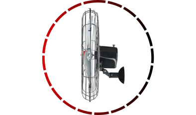 ventilador de parede power 70cm oscilante preto bivolt ventisol 564 3