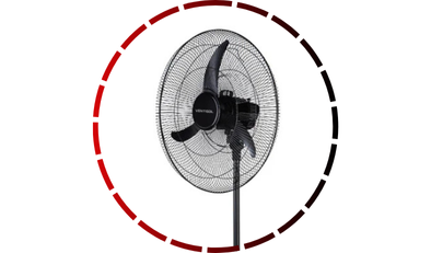 ventilador de coluna new 60cm preto 220v ventisol 456 1