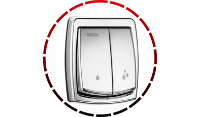 acabamento para valvula de descarga salvagua box docol 456 3