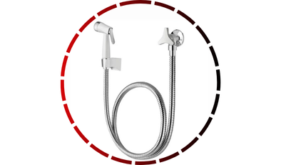 Ducha Tigre Acqua Jet Nova Gyro DN15 Cromada com Branco