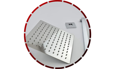 ducha quadrada slim 20x20cm com braco 40cm inox prata domum65 1