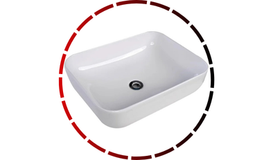 cuba de sobrepor banheiro ceramica branca 50 5x39x13 cm domum56 2