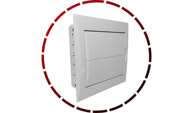 quadro de distribuicao embutir branco 1824 disjuntores ac a do brasil 54