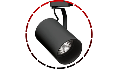 spot soft trilho preto ars iluminacao564