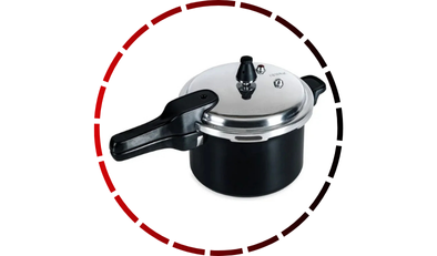 panela de pressao ceramic life super com fundo de inducao 5 4l preto brinox56 2