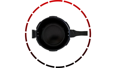 panela de pressao ceramic life super com fundo de inducao 5 4l preto brinox56 3