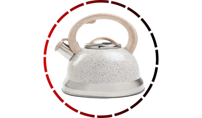 chaleira com apito roma 2 7 litros em aluminio vanilla brinox456 3