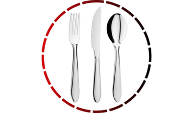 faqueiro bellagio com 24 pecas em aco inox brinox 456 3