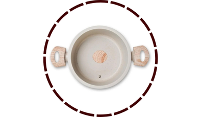jogo de panelas 6 pecas ceramic life sirius vanilla brinox 456 1