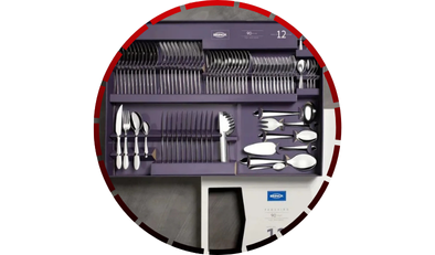 faqueiro bellagio com 90 pecas em aco inox brinox 456 2