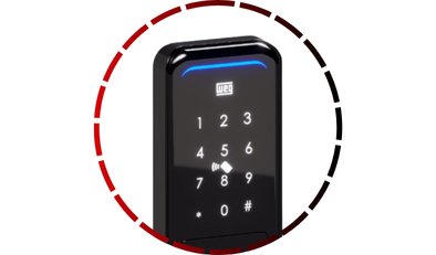 fechadura standalone de sobrepor smart whome weg 456 3