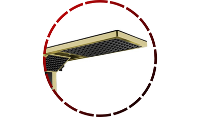 chuveiro ducha acqua duo ultra preto matte fosco gold 7800w 220v lorenzetti 456 2