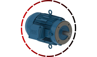 motor trifasico 0 25cv 4p 220380v b5d 63 w22 plus weg 456