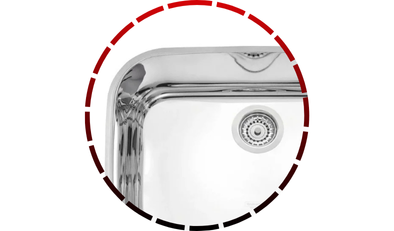 cuba de embutir lavinia 48 bl em aco inox alto brilho 48x34 cm tramontina 456 3