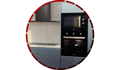 micro ondas de embutir glass cook 60 25l em vidro temperado com acabamento preto 8 funcoes tramontina4 5 1