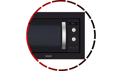 micro ondas de embutir glass cook 60 25l em vidro temperado com acabamento preto 8 funcoes tramontina4 5 2