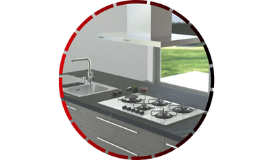 cooktop a gas penta side plus em vidro temperado branco 5 queimadores tramontina 6 1