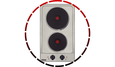 cooktop eletrico domino em aco inox com 2 placas termicas em ferro fundido tramontina4 5 1