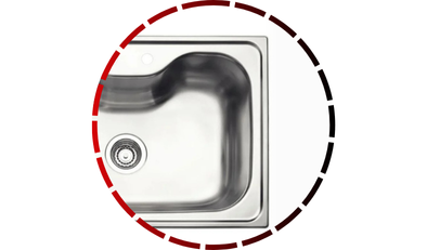 cuba morgana 60 fx undermount em aco inox acetinado com acessorios tramontina 45 1