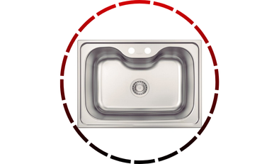 cuba morgana 60 fx undermount em aco inox acetinado tramontina45 1