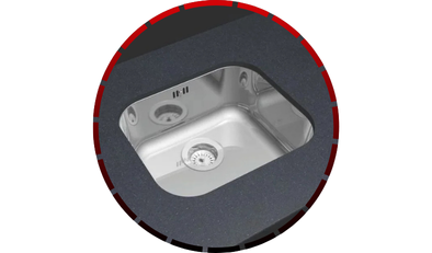 cuba de embutir lavinia 40 bl em aco inox alto brilho 40x34 cm tramontina 45 1