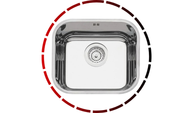 cuba de embutir lavinia 40 bl em aco inox alto brilho 40x34 cm tramontina 45 2