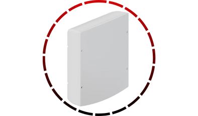 caixa de passagem sobrepor pvc 30x30cm branca tigre 45