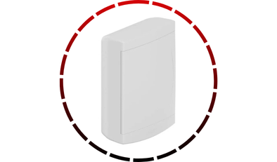 quadro sobrepor pvc sem barramento branco para 12ul16din tigre 45