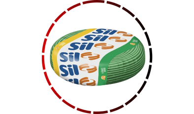 rolo cabo flexivel 750v 4mm 100 metros verde sil45 2