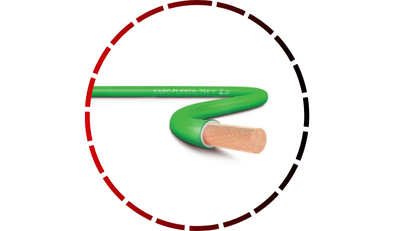 rolo cabo flexivel 750v 1 5mm 100 metros verde sil 45 1