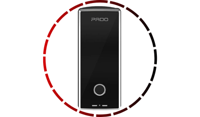 fechadura eletronica digital biometrica e rolete magnetico fds 101 ep pado78