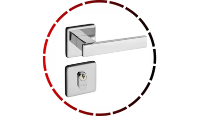 fechadura externa zm concept com roseta quadrada rq1 408 40 ce ccz 55 cr pado 54