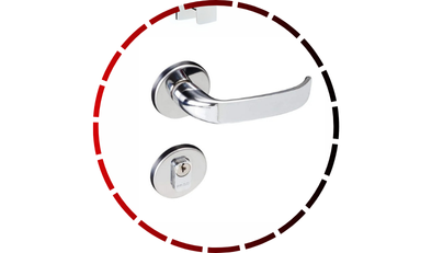 Fechadura Externa Redonda ZM Magnum ESP 881-40PE CTZ-55 CR - Pado