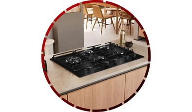 cooktop 5 bocas gas mesa de vidro tripla chama mcg5bm bivolt mueller4 5 1