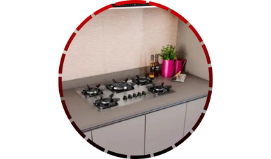 cooktop 5 bocas de aluminio com queimador tripla chama mcg5bk mueller 45 1