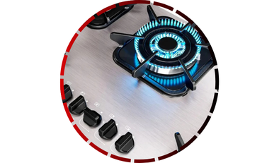 cooktop 5 bocas de aluminio com queimador tripla chama mcg5bk mueller 45 2