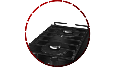 cooktop 4 bocas a gas mesa de vidro grades de ferro fundido mcg4bm bivolt mueller 45 1