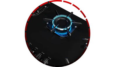 cooktop 5 bocas com ultra chama bivolt preto mueller 45 1