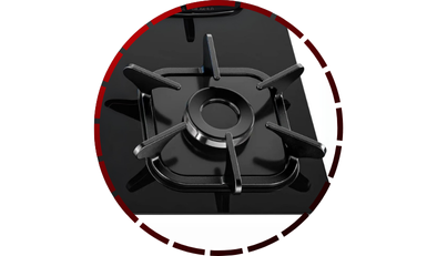 cooktop 5 bocas com queimador tripla chama bivolt preto mueller 45 1