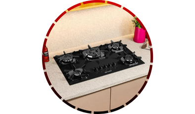 cooktop 5 bocas com queimador tripla chama bivolt preto mueller 45 2