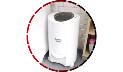 centrifuga de roupas dry 8 8kg dupla tampa 220v branca mueller 45 3